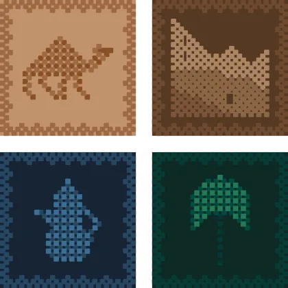 رموز التراث السعودي وأيقونات شركة نجد للسفر والسياحة