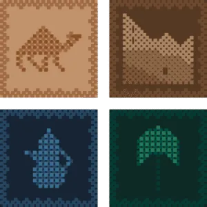 رموز التراث السعودي وأيقونات شركة نجد للسفر والسياحة